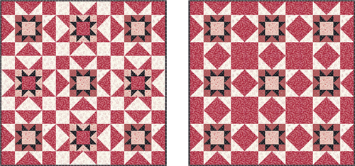 12 Rising Star Quilt Block Pattern